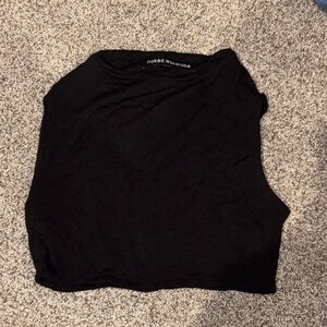 naked wardrobe Black Cropped Tank Top